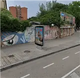 Mupi en Pont de la Barca Mupi en Fontajau / Pont de la Barca